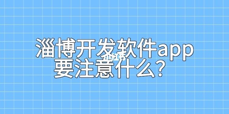 淄博開(kāi)發(fā)軟件app要注意什么